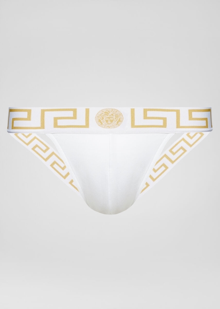 Chiloti Versace Versace Greca Border Jockstrap Barbati | TSAEHYJ-75